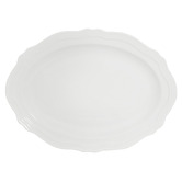 Casa Domani Florence Scalloped Rim Porcelain Oval Plates