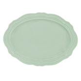 Casa Domani Florence Scalloped Rim Porcelain Oval Plates