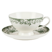 Casa Domani Rosetta 200ml Teacups &amp; Saucers