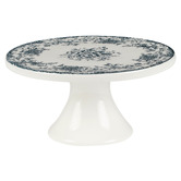 Casa Domani Rosetta Porcelain Footed Cake Stand