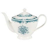 Casa Domani Rosetta 1L Porcelain Teapot