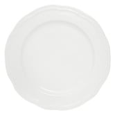 Casa Domani Florence Scalloped Rim Porcelain Dinner Plates