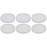 Casa Domani Cafe Blue Porcelain Appetiser Plates