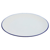 Casa Domani Cafe Blue Porcelain Coupe Side Plates