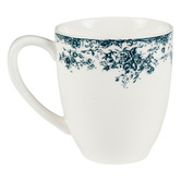 Casa Domani Rosetta 370ml Porcelain Coupe Mugs