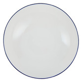 Casa Domani Cafe Blue Porcelain Coupe Serving Bowl