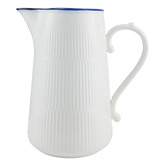 Casa Domani Cafe Blue 2L Porcelain Pitcher