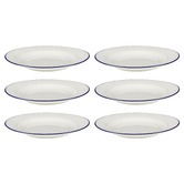 Casa Domani Cafe Blue Porcelain Soup Bowls