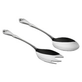 Casa Domani 2 Piece Rosabella Stainless Steel Salad Server Set