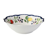 Casa Domani Frutta Scalloped Porcelain Coupe Bowls