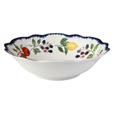 Casa Domani Frutta Scalloped Porcelain Coupe Bowls