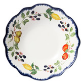 Casa Domani Frutta Scalloped Porcelain Coupe Bowls