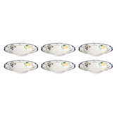 Casa Domani Frutta Scalloped 22cm Porcelain Pasta Bowls