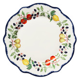 Casa Domani 12 Piece Frutta Scalloped Porcelain Dinner Set