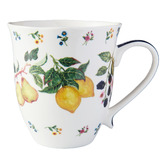 Casa Domani Frutta Scalloped 440ml Porcelain Coupe Mugs