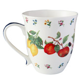 Casa Domani Frutta Scalloped 440ml Porcelain Coupe Mugs