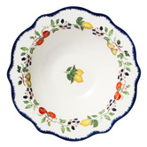 Casa Domani Frutta Scalloped 29cm Porcelain Serving Bowl