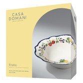 Casa Domani Frutta Scalloped 29cm Porcelain Serving Bowl
