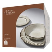 Casa Domani 12 Piece Leros Stoneware Dinner Set