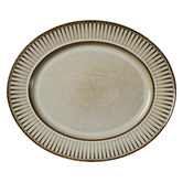 Casa Domani Leros Stoneware Oval Platter