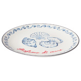 Casa Domani Shell Porcelain Coupe Side Plates