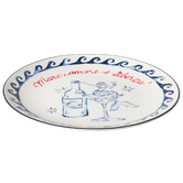 Casa Domani Mermaid Porcelain Coupe Side Plates