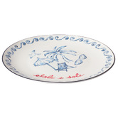 Casa Domani Palm Porcelain Coupe Side Plates