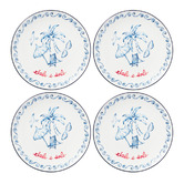 Casa Domani Palm Porcelain Coupe Side Plates