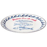 Casa Domani Pesce Porcelain Coupe Side Plates