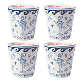 Casa Domani Sirena 310ml Porcelain Latte Cups