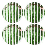 Casa Domani Dolce Porcelain Coupe Side Plates