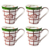 Casa Domani Dolce 300ml Porcelain Mugs