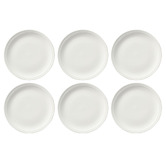 Casa Domani Cordone 20cm Porcelain Coupe Side Plates