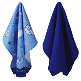 Casa Domani 2 Piece Powder Blue Sirena Tea Towel Set
