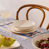 Casa Domani 12 Piece Cordone Porcelain Coupe Dinner Set