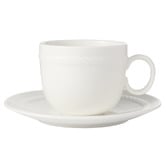 Casa Domani Cordone 225ml Porcelain Coupe Cups &amp; Saucers