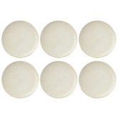 Casa Domani Il Mare 19cm Stoneware Coupe Side Plates