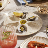 Casa Domani Il Mare Stoneware Oyster Platter