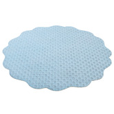 Casa Domani Blue Banda Leather-Look Placemats