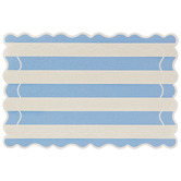 Casa Domani Stripes Banda Scallop Placemats
