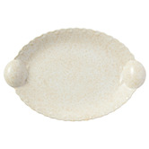 Casa Domani Il Mare Shell Oval Stoneware Platter