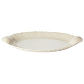 Casa Domani Il Mare Shell Oval Stoneware Platter