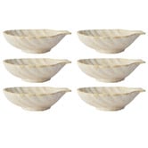 Casa Domani Il Mare Shell Stoneware Condiment Bowls