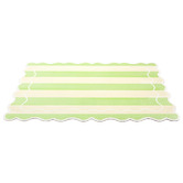 Casa Domani Stripes Banda Scallop Placemats
