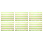 Casa Domani Stripes Banda Scallop Placemats
