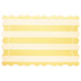 Casa Domani Stripes Banda Scallop Placemats