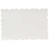 Casa Domani Stripes Banda Scallop Placemats