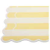 Casa Domani Stripes Banda Scallop Placemats