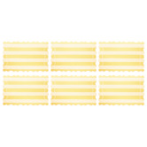 Casa Domani Stripes Banda Scallop Placemats