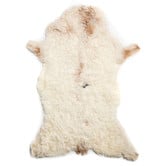 All Natural Hides and Sheepskins White Curly Sheep Rug